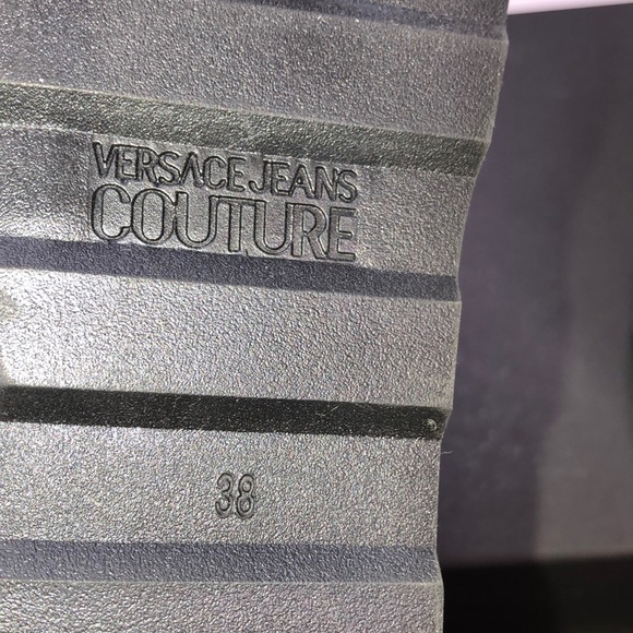 NWT Versace Jeans couture leopard print platform sandals size 8 - Picture 11 of 11